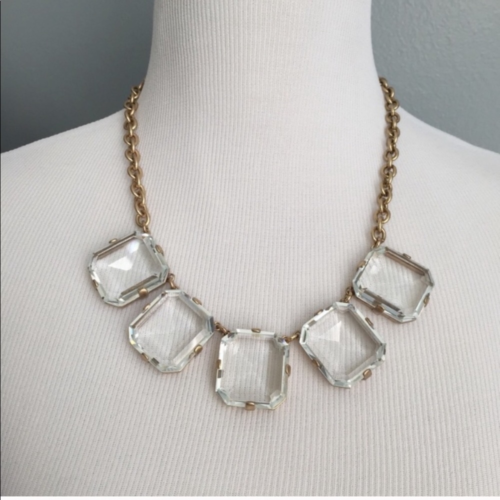 MOVING SALE 🏠 J. Crew Crystal Cube Necklace